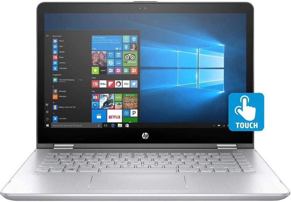 HP Pavilion x360 14" FHD +TOUCH i5-8265U 8GB 1TB HDD 14-BA253CL - SILVER Like New