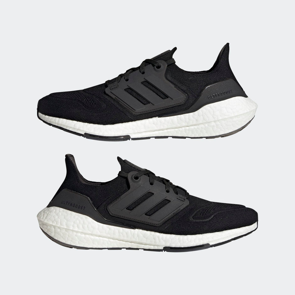 GX3062 Adidas Men's Ultraboost 22 Running Shoe Black/Black/White Size 11 Like New