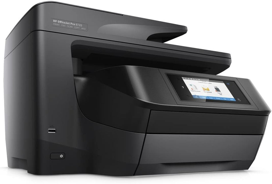 HP OfficeJet Pro 8715 All-in-One Printer Touch Screen Bluetooth J6X78A#1H3 BLACK Like New