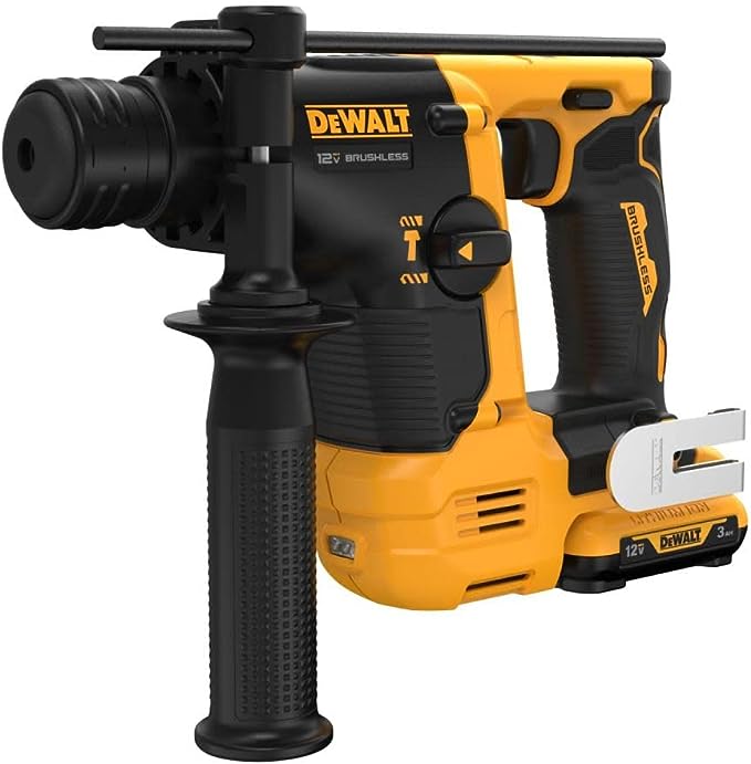 DEWALT XTREME 12V MAX BRUSHLESS CORDLESS 9/16" HAMMER KIT DCH072G2 - Yellow Like New