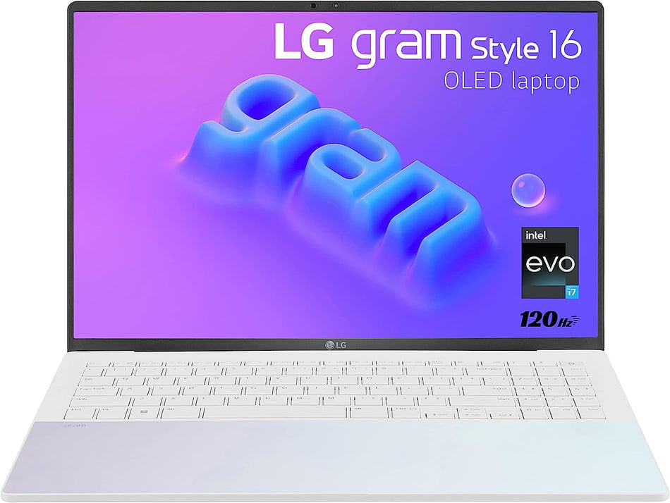 LG Gram Style 16” 3200x2000 OLED Laptop i7-1360P 32GB 1TB SSD - Dynamic White Like New