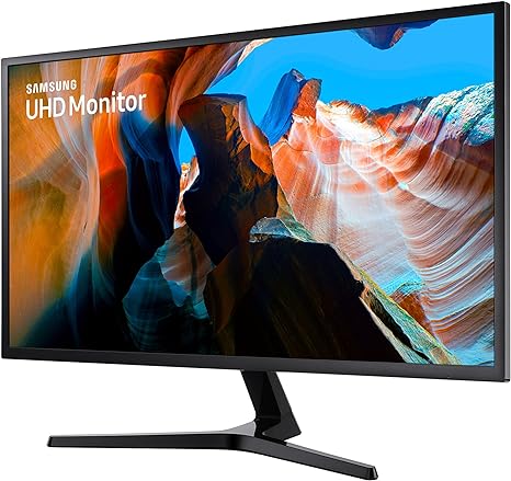 SAMSUNG UJ59 32" 4K UHD 3840x2160 LU32J590UQNXZA - Black Like New