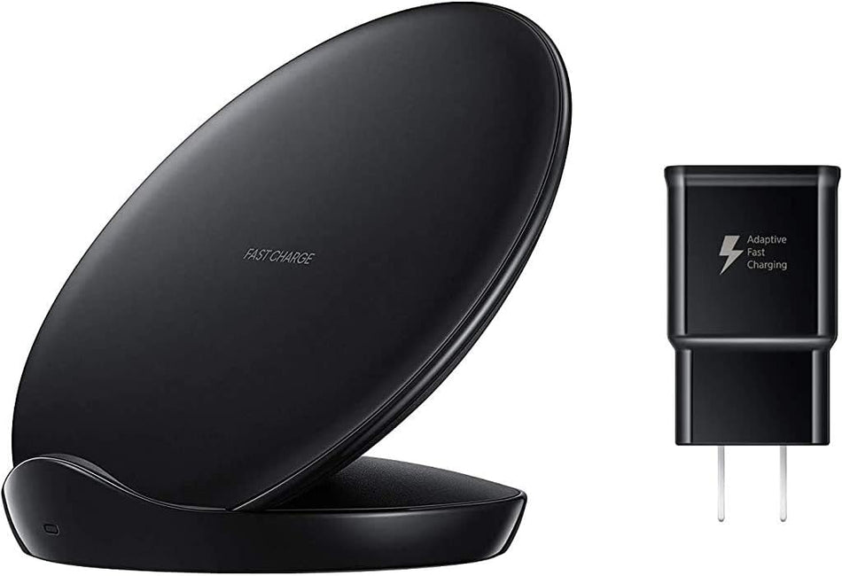 SAMSUNG Qi Certified Fast Charge Wireless Charger Stand (2018 Edition) - BLACK Like New