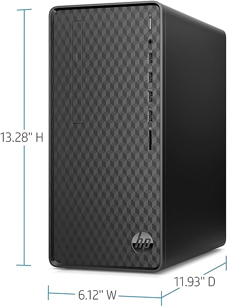 HP DESKTOP I3-10100 8GB 1TB HDD UHD GRAPHICS 630 M01-F1033WB - BLACK Like New