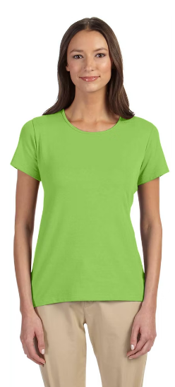 DP182W Devon & Jones Ladies' Perfect Fit™ Shell T-Shirt New