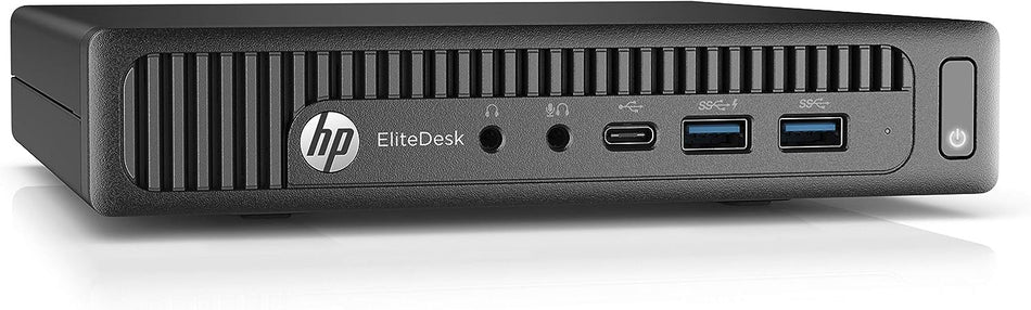 HP EliteDesk 800 35W G2 Desktop Mini PC i7-6700T 2.80GHz 16GB 256GB SSD -BLACK Like New