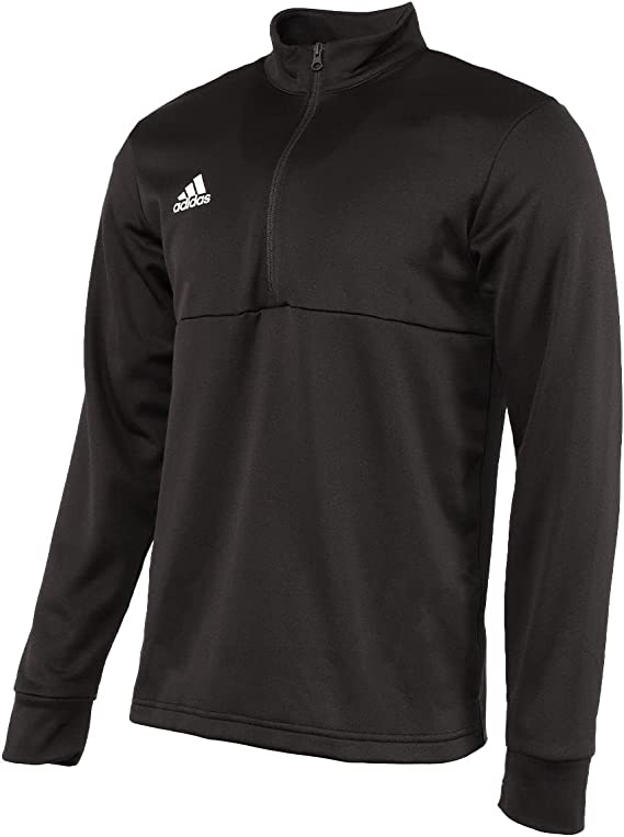 FT3329 Adidas Team Issue 1/4 Zip Pullover Black/White 2XL Like New