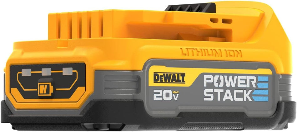 DEWALT 20V MAX POWERSTACK Compact Battery DCBP034 - Yellow Like New