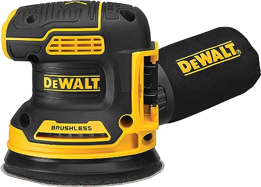 DEWALT 20V MAX XR Brushless Cordless Orbital Sander Tool Only DCW210B - Yellow Like New