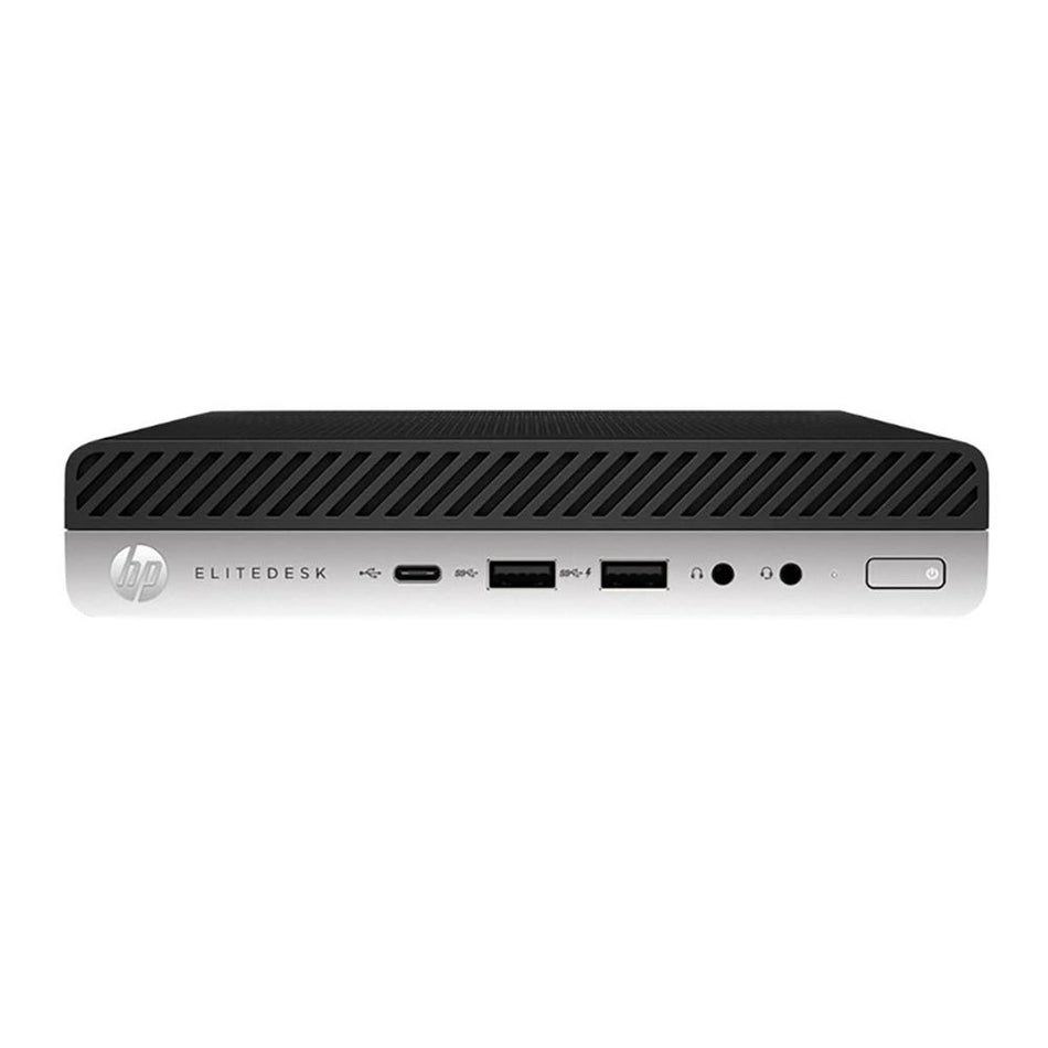 HP ELITEDESK 800 G4 DM MINI PC I7-8700 3.20GHz 16GB RAM 256GB SSD - Black/Silver Like New