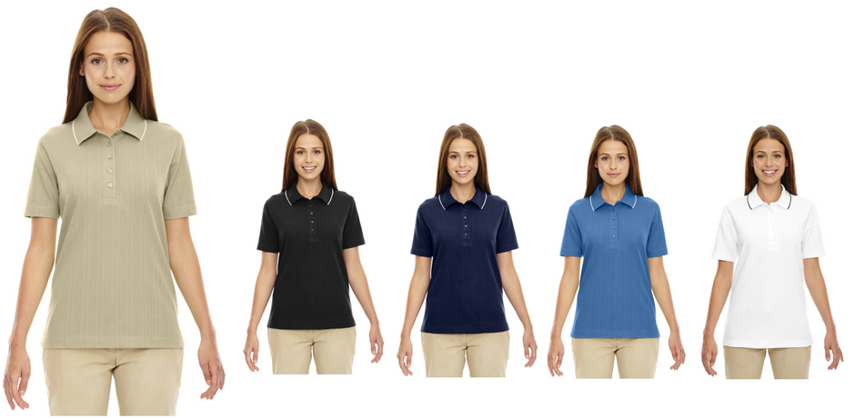 Extreme Ladies' Edry Needle-Out Interlock Polo New