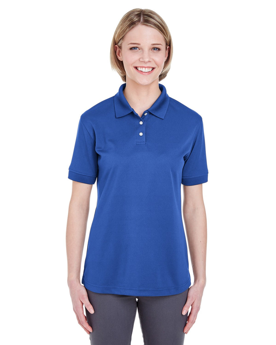 U8315L UltraClub Ladies' Platinum Piqué Polo TempControl New