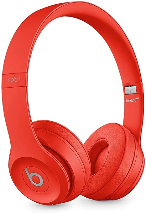 Beats Solo3 Wireless On-Ear Headphones Apple W1 MX472LL/A - Citrus Red