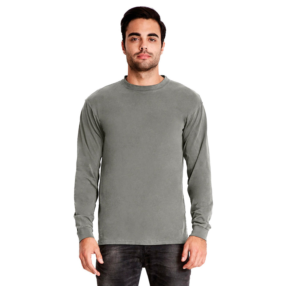 Next Level Adult Inspired Dye Long-Sleeve Crew - 7401 New