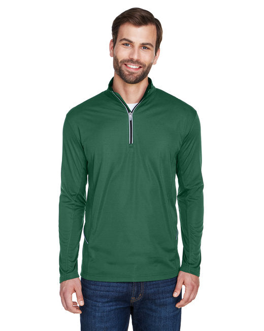 8230 UltraClub Men's Cool & Dry Sport Quarter-Zip Pullover