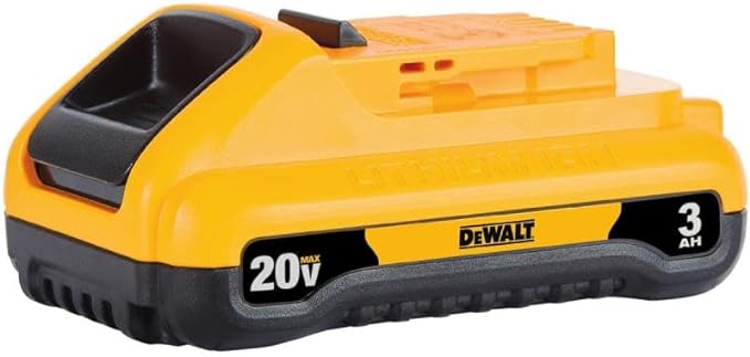 DEWALT 20V MAX Li-ion 1 Batteries 3 Ah 20V MAX Battery DCB230 - Yellow/Black Like New