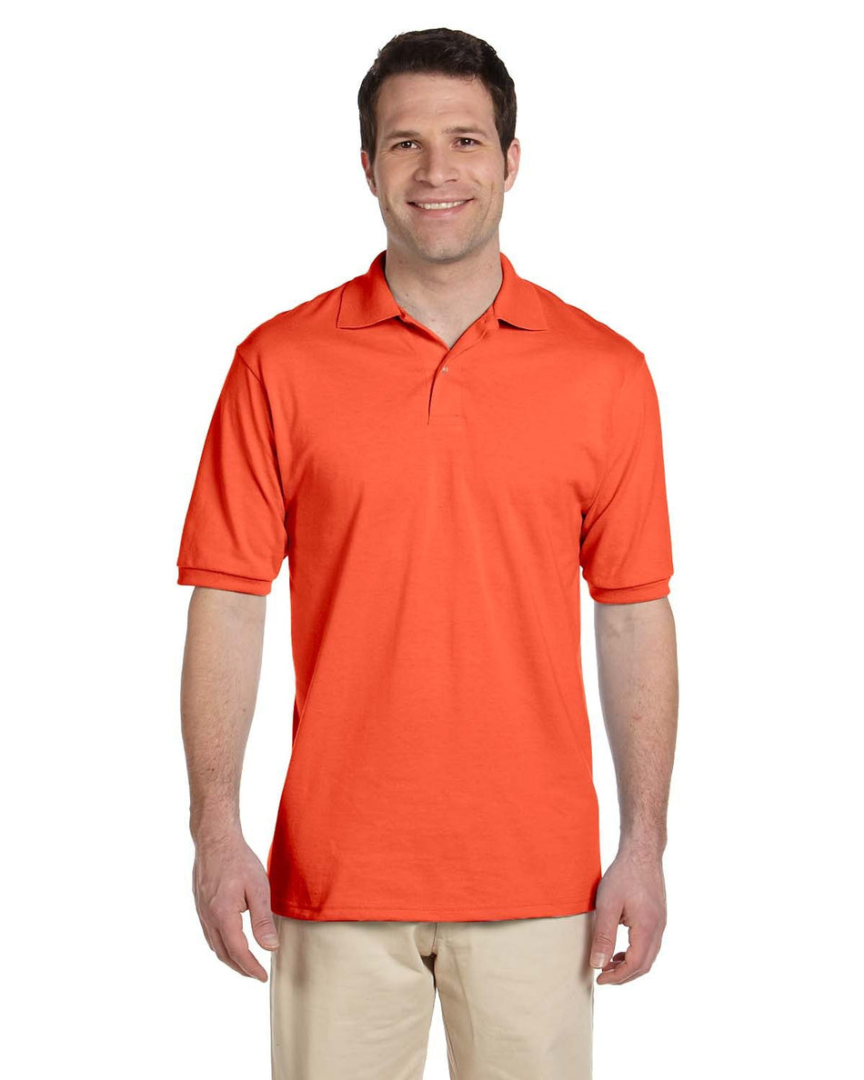 437 Jerzees Adult SpotShield Jersey Polo New