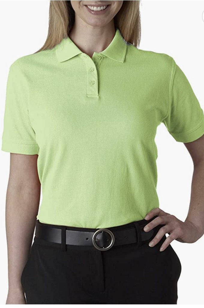 Ultraclub 8530 Women's Classic Short-Sleeve Pique Polo New