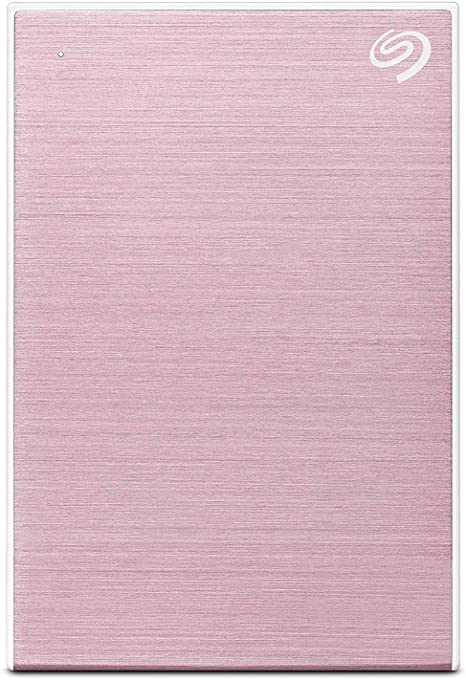 Seagate 2TB One Touch Slim Portable External Hard Drive STKB2000405 - Pink Rose