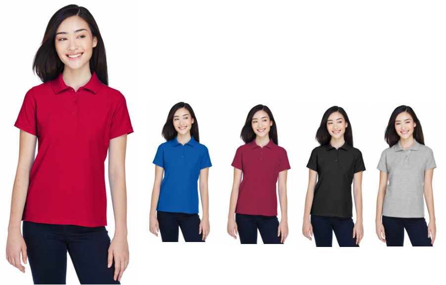 Harriton M280W Ladies 5 oz. Blend-Tek Polo New