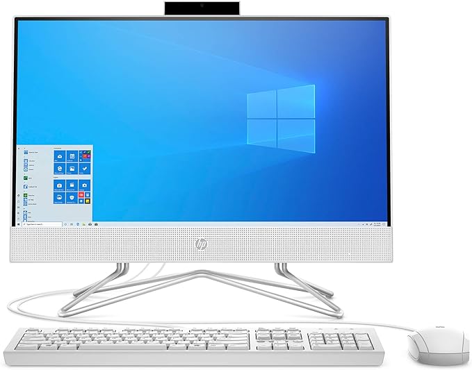 HP 22-dd0123w 21.5" FHD All-in-One J5040 4GB RAM 128GB SSD -Snow White Like New