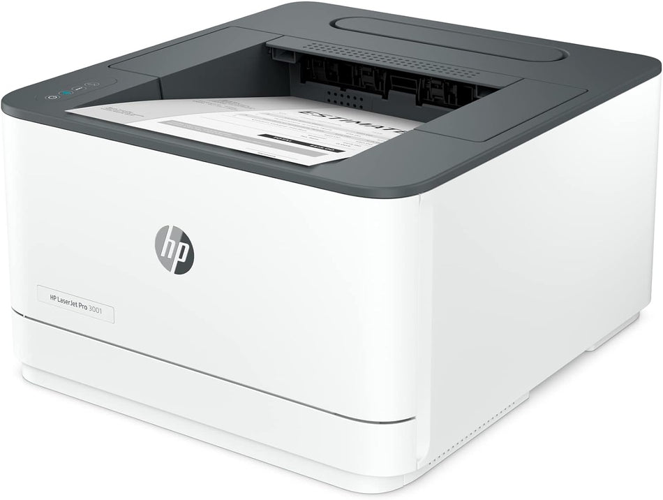 HP LaserJet Pro 3001dw Wireless Duplex Monochrome Laser Printer - White Like New