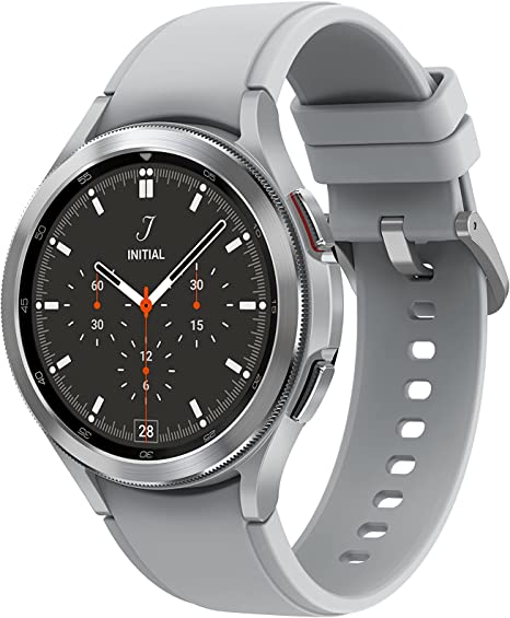 SAMSUNG GALAXY WATCH 4 46MM CLASSIC LTE SM-R895UZSAXAA - SILVER Like New