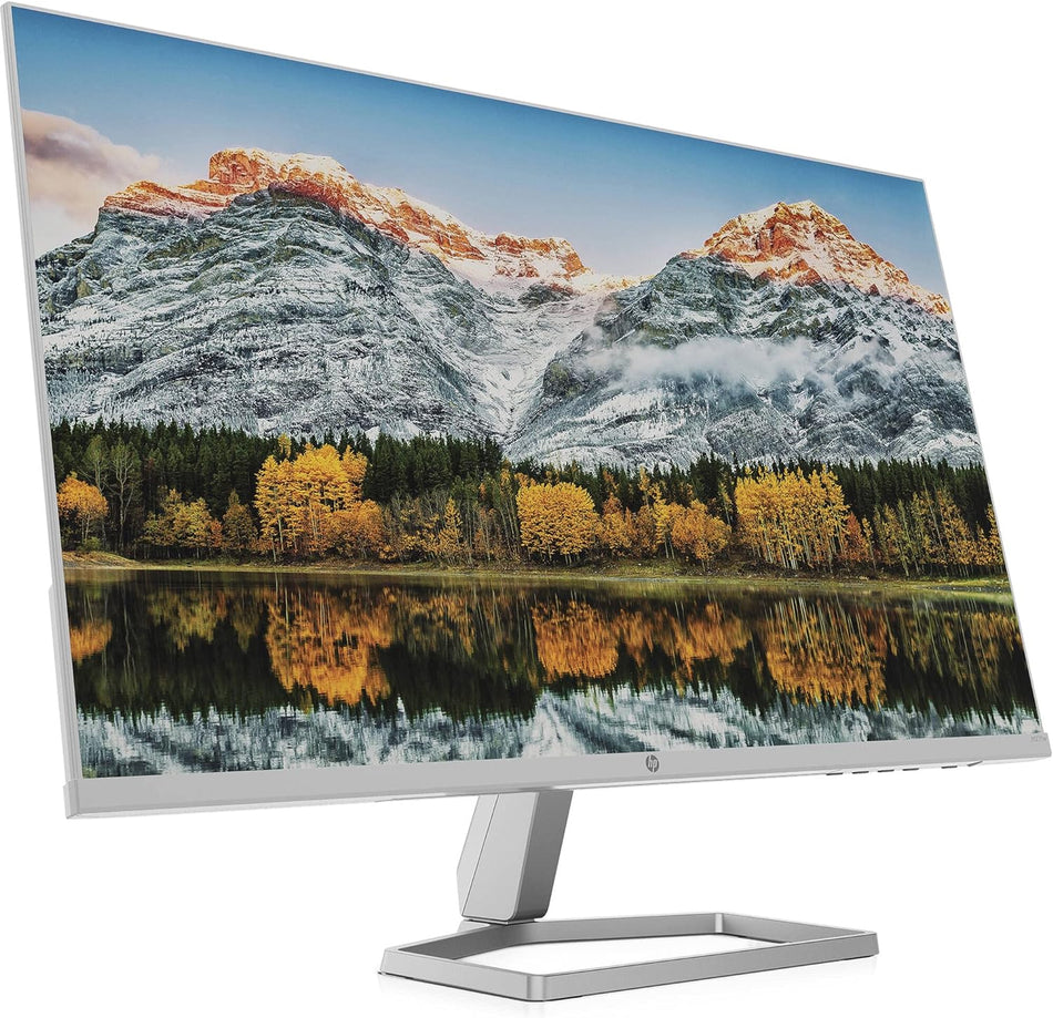 HP 27-inch FHD Monitor with AMD FreeSync Technology (2021 Model, M27fw) - Silver Like New