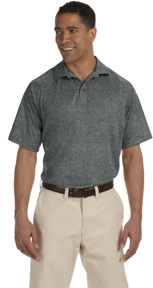 M374 Harriton Men's Polytech Mesh Insert Polo New