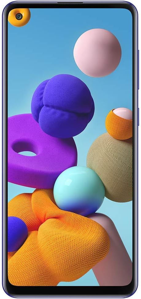 Samsung Galaxy A21s SM-A217M 64GB GSM Unlocked Blue DEFECTIVE SCREEN