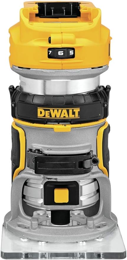 DEWALT 20V Max XR Cordless Router Brushless Tool Only DCW600B - Yellow/Gray Like New