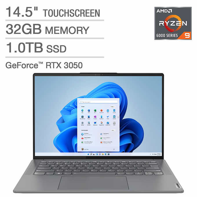 LENOVO SLIM 7 PRO X 14.5 RYZEN 9 6900HS 32 1TB SSD RTX 3050 82V20003US GRAY