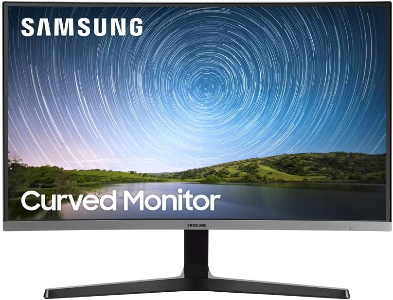 SAMSUNG 27" Full HD Class CR500 Curved Monitor LC27R500FHNXZA - BLACK