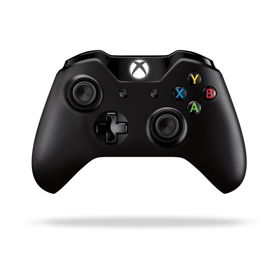 MICROSOFT XBOX ONE WIRELESS CONTROLLER GLOSSY BLACK 7MN-00001 Like New