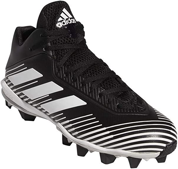 Adidas Men's FBG61 Football Shoe, Black/White/Grey Size 13 Like New