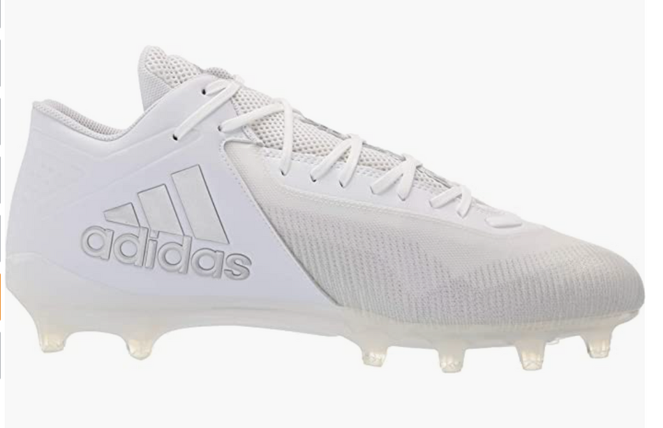 Adidas Men's Freak Carbon Football Shoe White/Silver Metallic/White 10.5 Like New