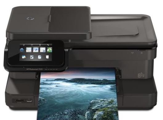 For Parts: HP Photosmart 7525 E-All-in-One Printer: 4.3" CZ046A#1H3 PHYSICAL DAMAGES