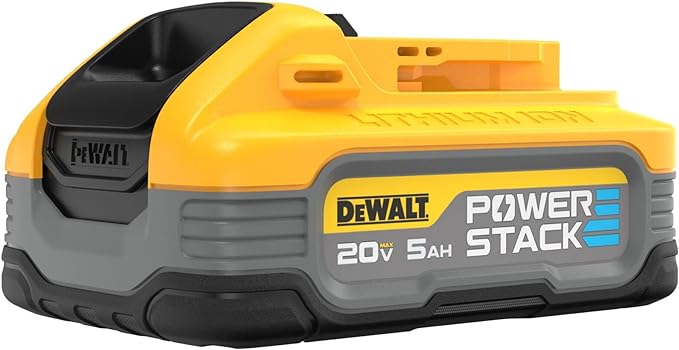 DEWALT 20V MAX Battery POWERSTACK Rechargeable 5Ah Battery DCBP520 - YELLOW Like New