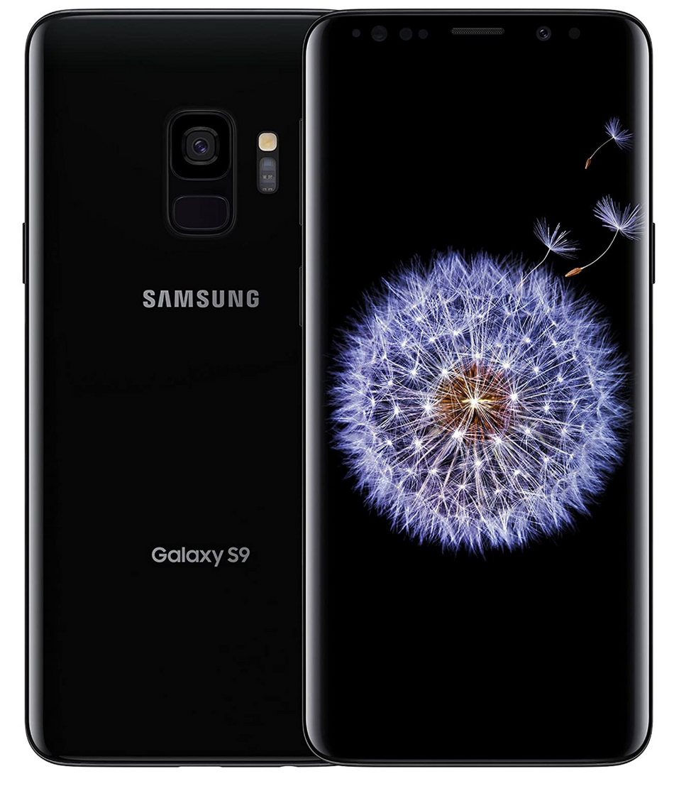 For Parts: SAMSUNG GALAXY S9 64GB COMCAST- MIDNIGHT BLACK CRACKED SREEN/LCD