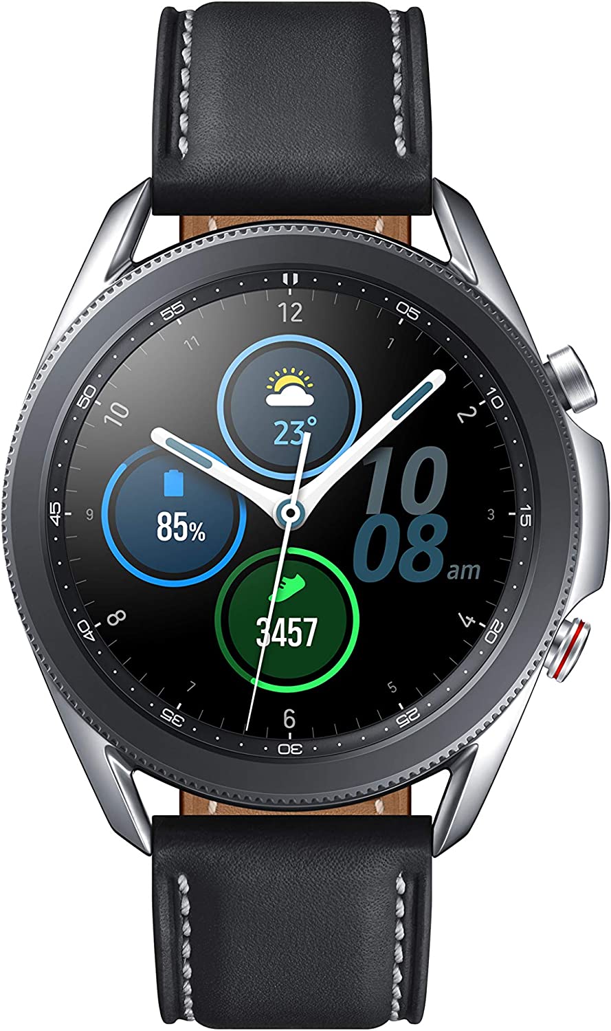 SAMSUNG GALAXY WATCH 3 45MM LTE SM-R845UZSAXAR - MYSTIC SILVER