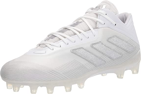 EH3446 Adidas Freak Carbon Football Shoe White/Silver Metallic/White 7.5 Like New