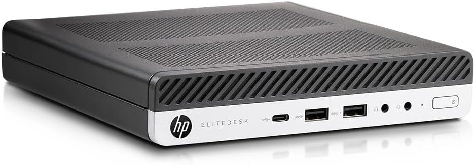 HP EliteDesk 800 G3 Mini Desktop i7-6700T 2.8Ghz 16GB 256GB SSD - Black Like New