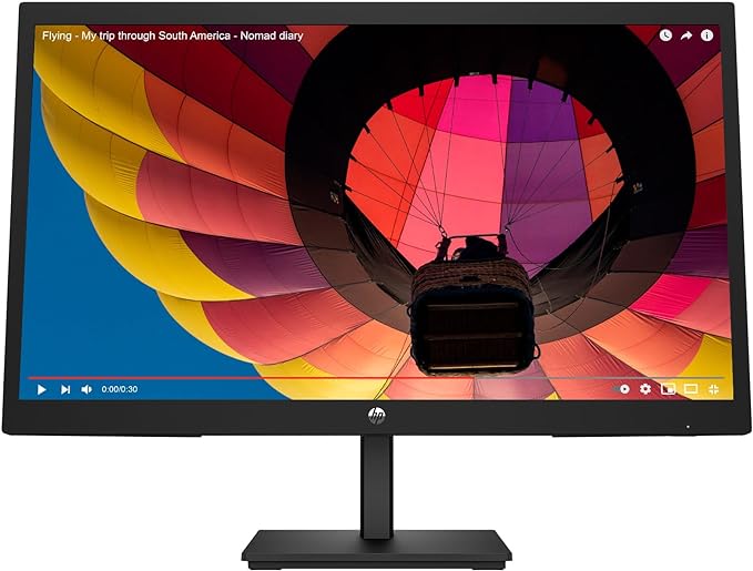 HP V22v G5 FHD Monitor, AMD FreeSync Technology HDCP Support for HDMI - Black New