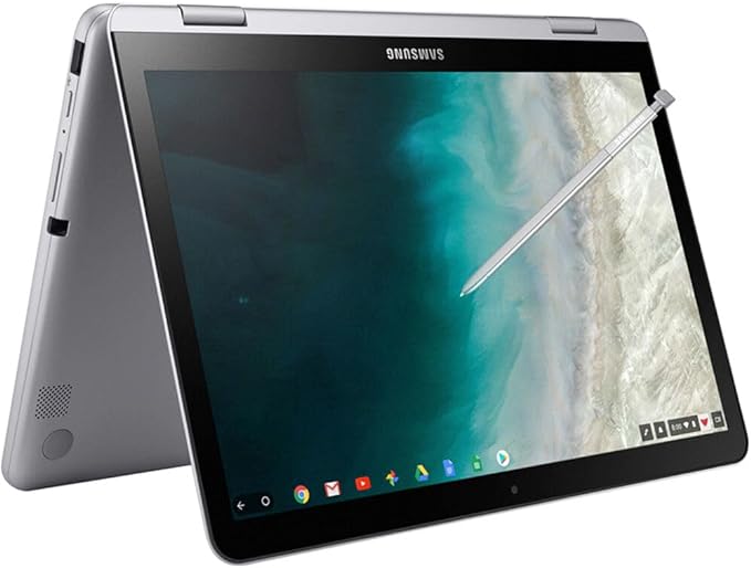 Samsung Chromebook Plus V2 2in1 12.2"FHD Touchscreen 3965Y 4 64 eMMC Light Titan Like New