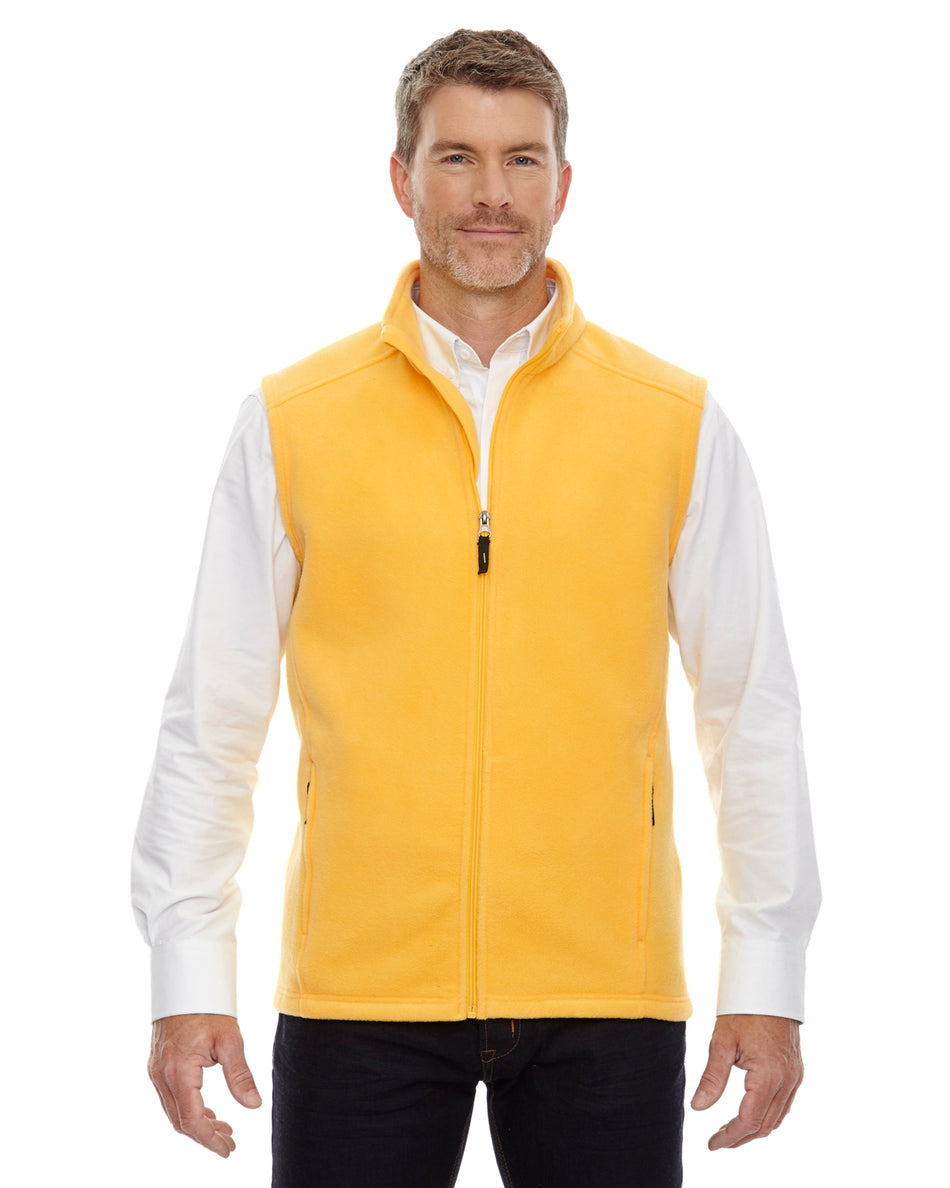 88191 North End Core 365 Men's Journey Fleece Vest - Campus Gold - 4XL Like New