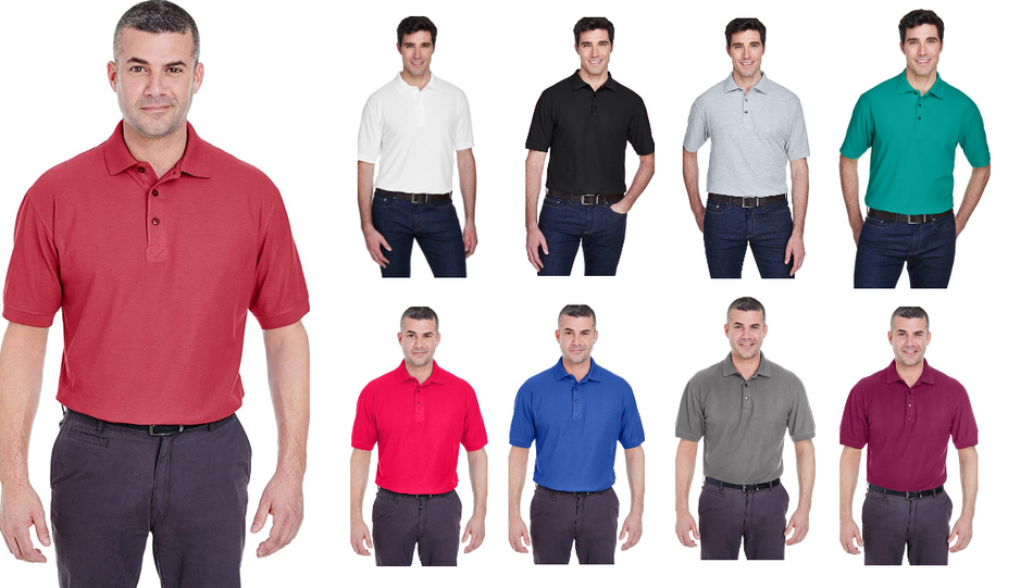 8540 UltraClub Men's Whisper Pique Polo New