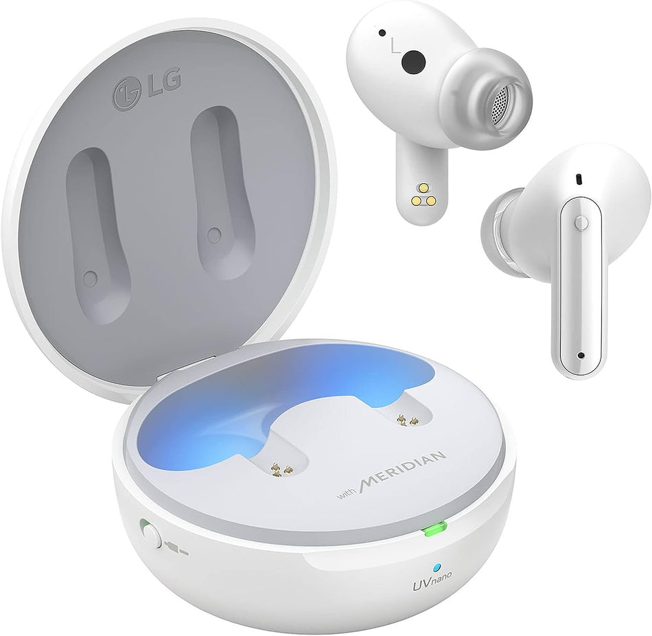 LG TONE Free FP9W True Wireless Bluetooth ANC Earbuds - White Like New