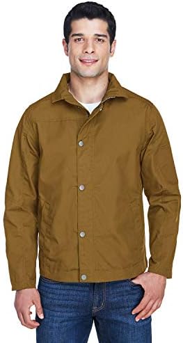 M705 Harriton Mens Auxiliary Canvas Work Jacket New