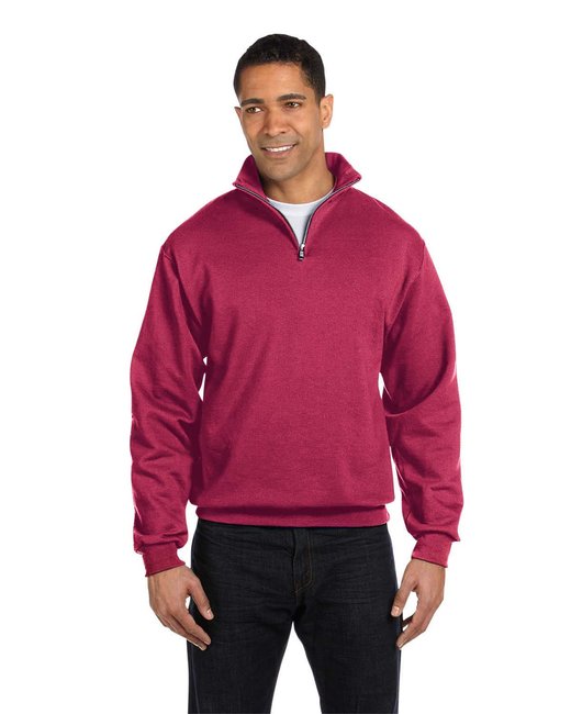 995M Jerzees Adult NuBlend Quarter-Zip Cadet Sweatshirt New