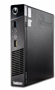 Lenovo Thinkcentre M93 Tiny Desktop i5-4670T 16GB 256GB SSD M93TYI516256 - Black Like New